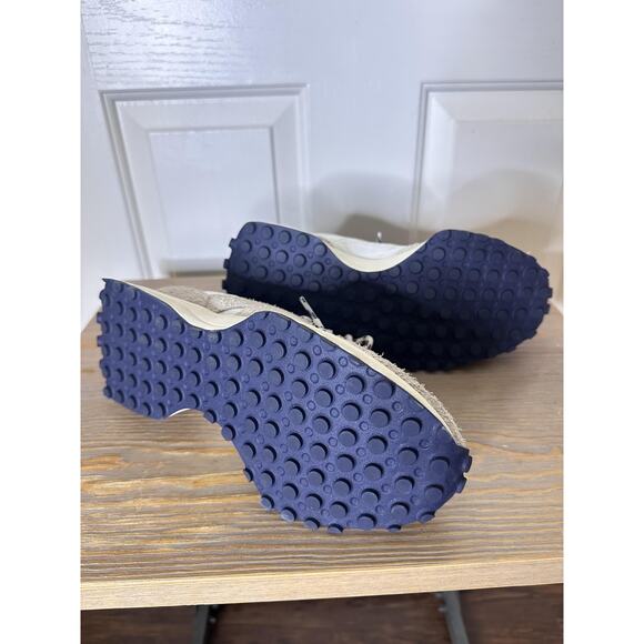 New Balance 327 Shoes Mens Size 7 Beige White Suede Colorblock Sneakers MS327RF1 - Picture 11 of 13